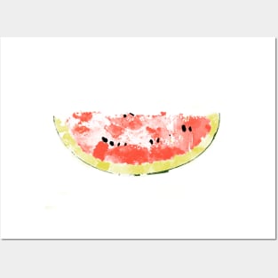 Watermelon Watercolor Posters and Art